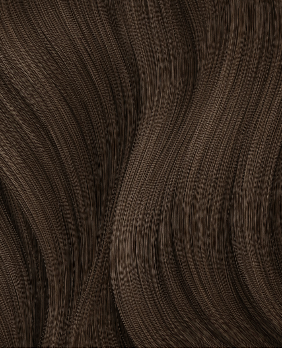 Extensions à Extensions à Clip 100% Naturelles - Brun Expresso -2B