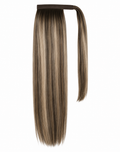 Ponytail Balayage brun foncé & blond cendré - B2/60A