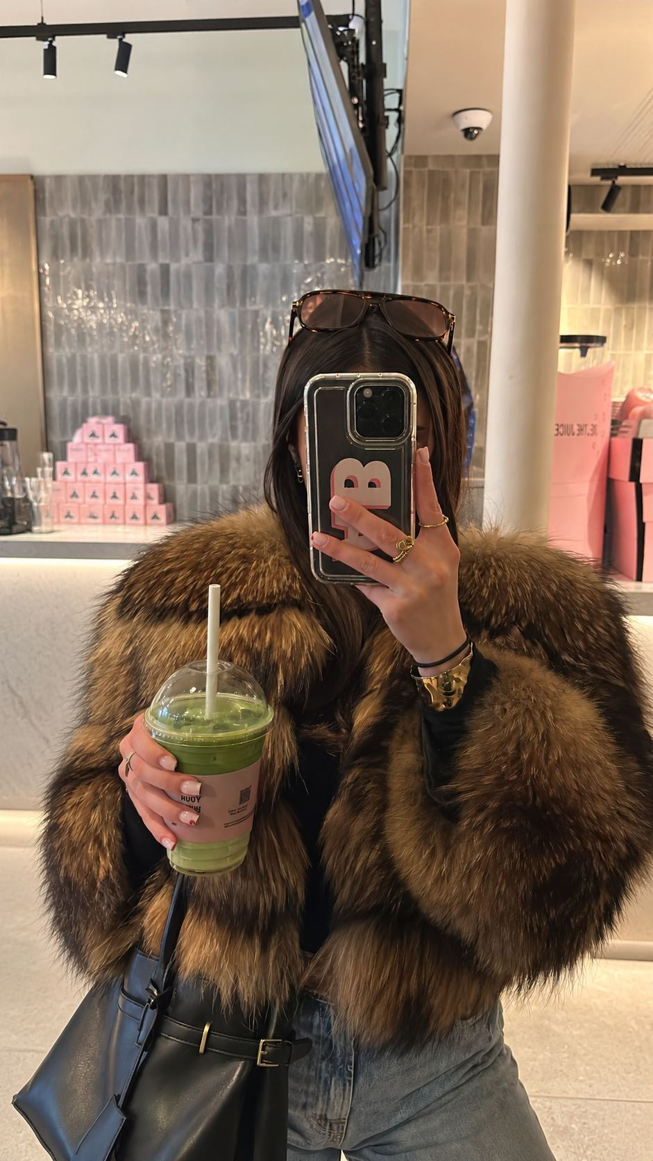 RACOON COAT short - Nora